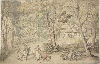 Doctor Syntax オン ザ ロード 作： Thomas Rowlandson