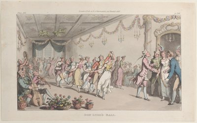ドン・ルイジの舞踏会、ナポリとカンパーニャ・フェリーチェから: 一連の手紙に追加...、1815 年 6 月 1 日。 作： Thomas Rowlandson