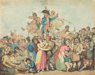 マウントバンクのボセラム博士、1800年。 作： Thomas Rowlandson