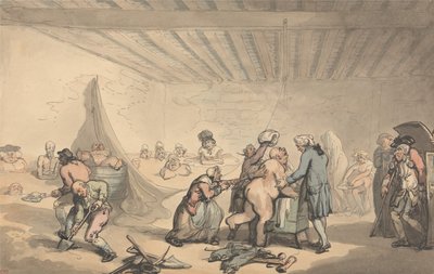 グラハム博士の入浴施設 作： Thomas Rowlandson