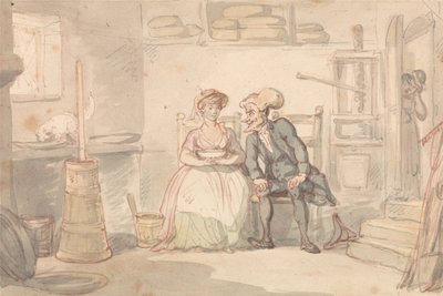 Dr Syntax＆Dairymaid 作： Thomas Rowlandson