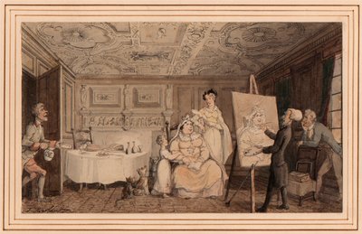Dr. Syntaksi Muotokuvan maalaus 作： Thomas Rowlandson