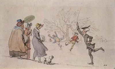 Dr.シンタックス スケート 作： Thomas Rowlandson