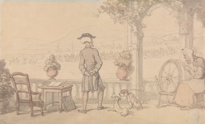 シンタックス博士の独白 作： Thomas Rowlandson