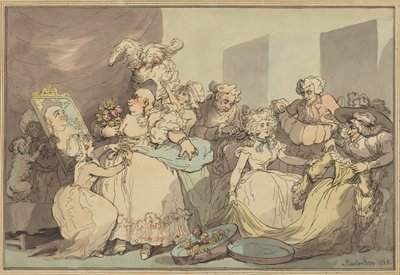 誕生日の服装 作： Thomas Rowlandson