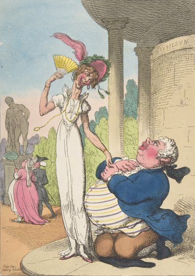 1810 年 10 月 25 日、1810 年 10 月 25 日。 作： Thomas Rowlandson
