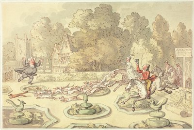 激怒した牧師 作： Thomas Rowlandson