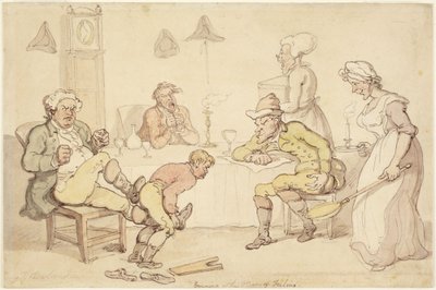 『夕べ』あるいは『感傷的な男』 作： Thomas Rowlandson