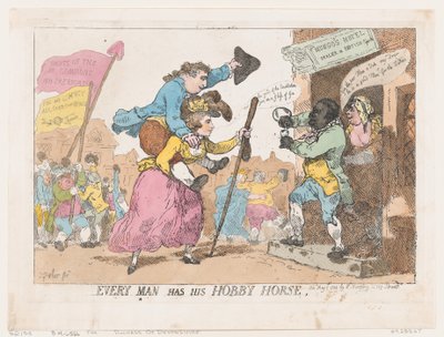 Every Man Has His Hobby Horse, May 1, 1784. 作： Thomas Rowlandson