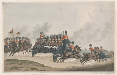 遠征、あるいは軍用飛行 作： Thomas Rowlandson
