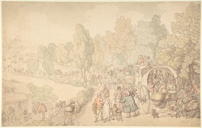 フェアロップ・フェア、エセックス 作： Thomas Rowlandson