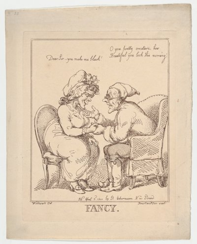 ファンシー、1801 年 7 月 20 日、1801 年 7 月 20 日。 作： Thomas Rowlandson