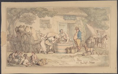 農作業の様子 作： Thomas Rowlandson
