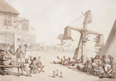 見本市のフィギュア、1803 作： Thomas Rowlandson