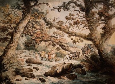 流れをつかむ 作： Thomas Rowlandson