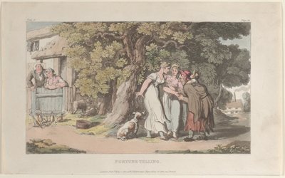占い、ウェイクフィールドの牧師、1817 年 5 月 1 日、1817 年 5 月 1 日。 作： Thomas Rowlandson