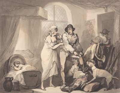 田舎の午後4時 作： Thomas Rowlandson