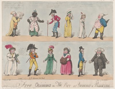 1805 年 2 月 26 日、1805 年 2 月 26 日。 作： Thomas Rowlandson