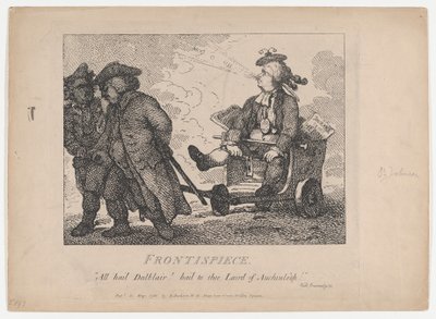 ボズウェルの絵のように美しい口絵、パート 1、1786 年 5 月 15 日、1786 年 5 月 15 日。 作： Thomas Rowlandson