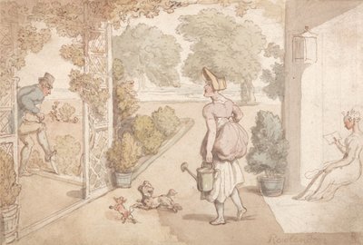 ガーデニング 作： Thomas Rowlandson
