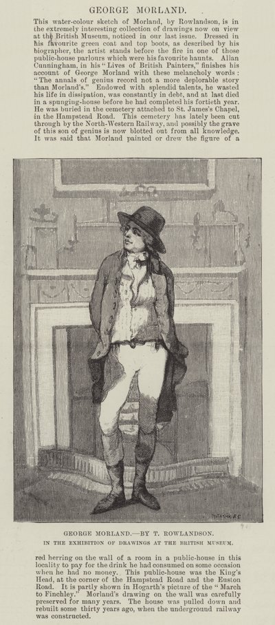 ジョージ・モーランド 作： Thomas Rowlandson