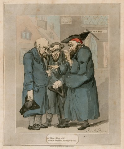 まだお金を稼ぐ 作： Thomas Rowlandson