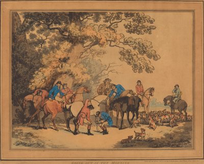 朝の外出 作： Thomas Rowlandson