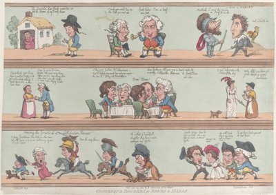 Grotesque Borders for Rooms & Halls, [November 20, 1800], reprint., [November 20, 1800], reprint. 作： Thomas Rowlandson