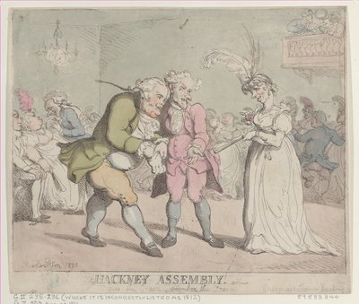 ハックニー議会、1802年、1802年。 作： Thomas Rowlandson
