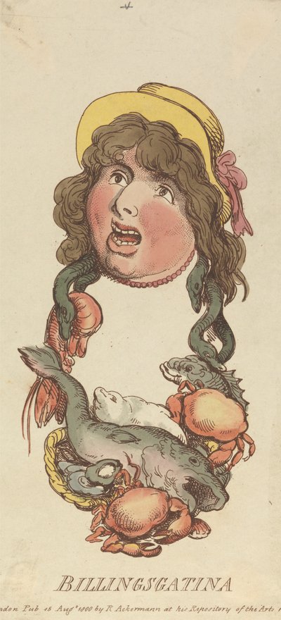 見出し：ビリングスガティーナ 作： Thomas Rowlandson