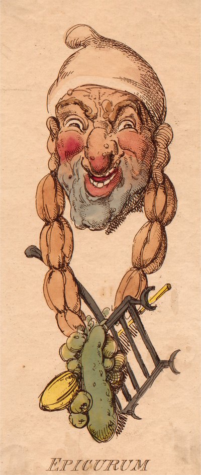 見出し： エピキュラム 作： Thomas Rowlandson