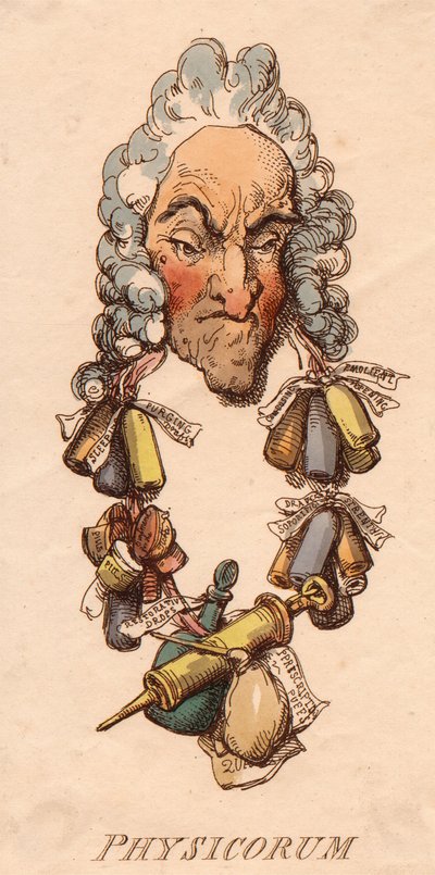 見出し：Physicorum 作： Thomas Rowlandson