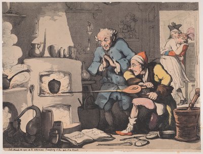 Hocus Pocus、または賢者の石を探す、1800 年 3 月 12 日、1800 年 3 月 12 日。 作： Thomas Rowlandson