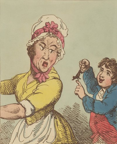ホラー、1800 年 1 月 1 日、1800 年 1 月 1 日。 作： Thomas Rowlandson