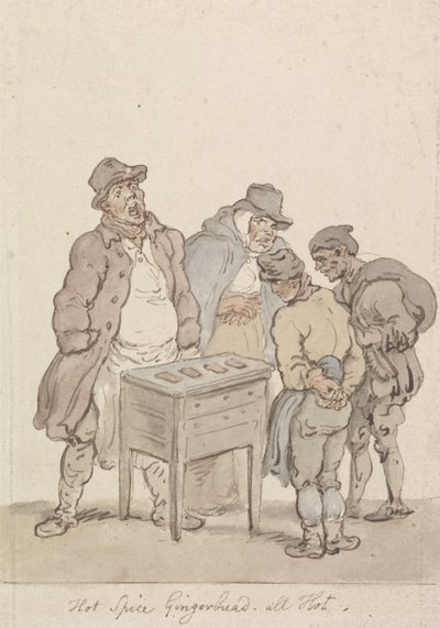 ホットスパイス・ジンジャーブレッド、すべてホット 作： Thomas Rowlandson