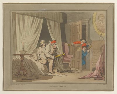『ハウス・ブレイカーズ』 作： Thomas Rowlandson