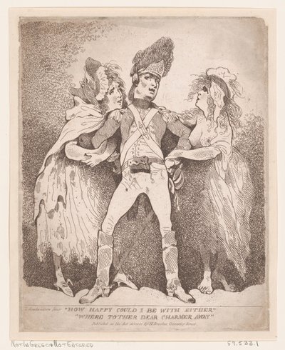 親愛なるチャーマー・アウェイ、[1784]、[1784]。 作： Thomas Rowlandson