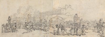 ハイド・パーク・コーナー 作： Thomas Rowlandson