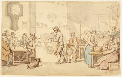旅館のインテリア 作： Thomas Rowlandson
