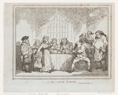 これはあなたのシラミですか？ 作： Thomas Rowlandson
