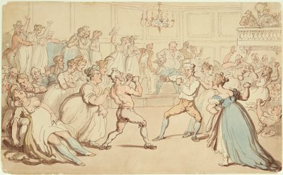 「そよ風を蹴る」 作： Thomas Rowlandson