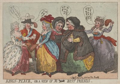 「キングス・プレイス」、あるいは（ムッシュ・レイナールの）親友たちの姿 作： Thomas Rowlandson