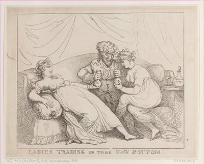Ladies Trading on Their Own Bottom, October 5, 1810., October 5, 1810.    1151921   ja       japanese Successfully Translated  Original: 20aec401021e Translat: 20aec401021e 1431596 ja japanese Successfully Translated Original: Portrait of the Amsterdam Bre 作： Thomas Rowlandson