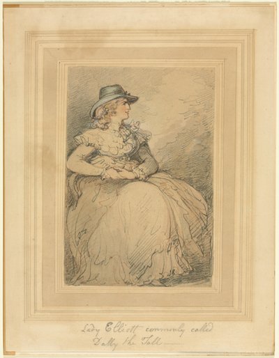 レディエリオット、通称ドリーザトール、17751827。 作： Thomas Rowlandson