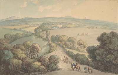 風景、1780年から1827年。 作： Thomas Rowlandson