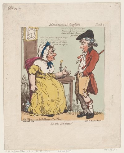 1799 年 10 月 1 日、1799 年 10 月 1 日。 作： Thomas Rowlandson