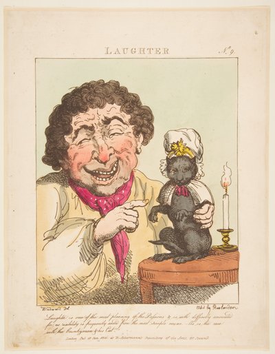 笑い声、1800年1月21日。 作： Thomas Rowlandson