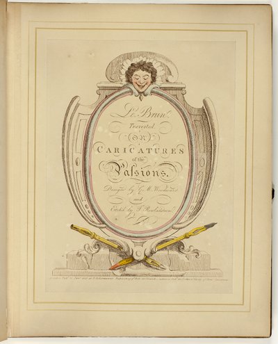 ル・ブランの寓意、あるいは情熱の戯画 作： Thomas Rowlandson