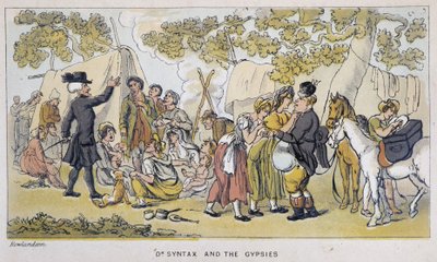 Le docteur et les Gypsies (ou Romanichels) - in "Doctor Syntax
