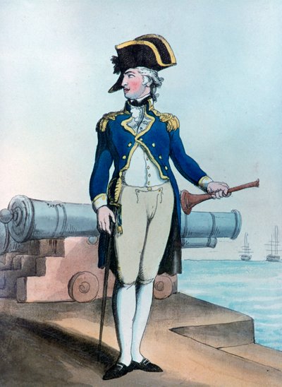 衛兵中尉、1799 作： Thomas Rowlandson